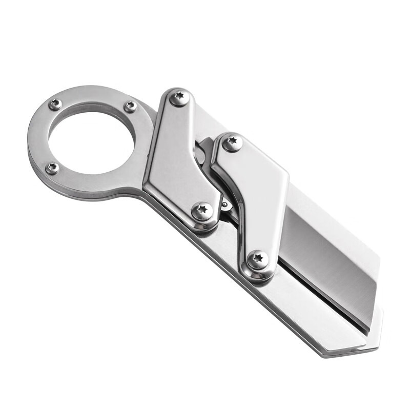 Outdoor knife, mechanical folding knife, convenient folding knife, high hardness, multi-functional push form, fruit express knife Item Picture