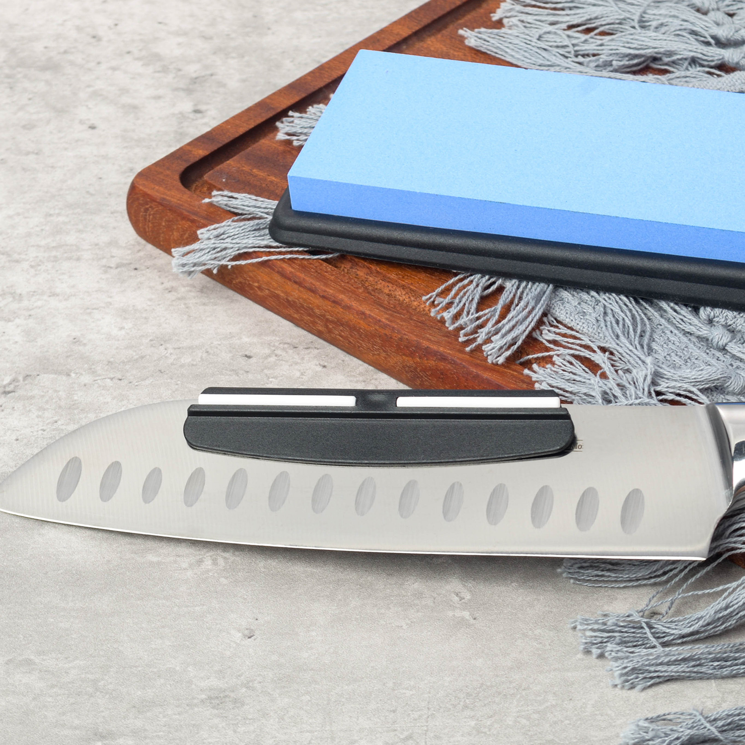 Wholesale of new cross-border fixed-angle sharpening clamps with ceramic rods, novice sharpening guide, and small-angle sharpening assistant details Picture