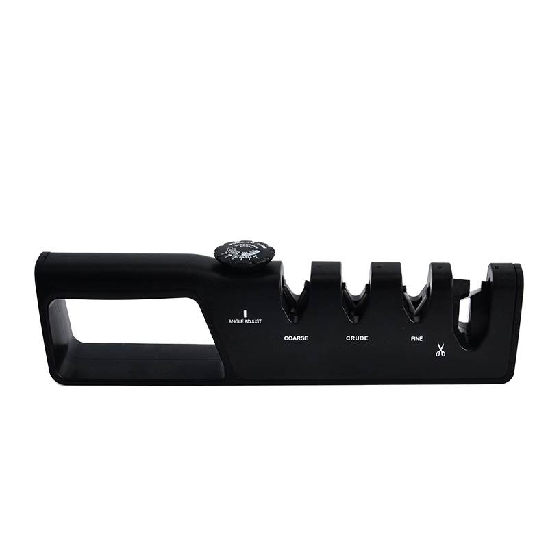 The manufacturer wholesals new types of knife sharpeners, multi-functional four-section knife sharpeners, household quick knife sharpeners, and kitchen knife sharpeners Item Picture