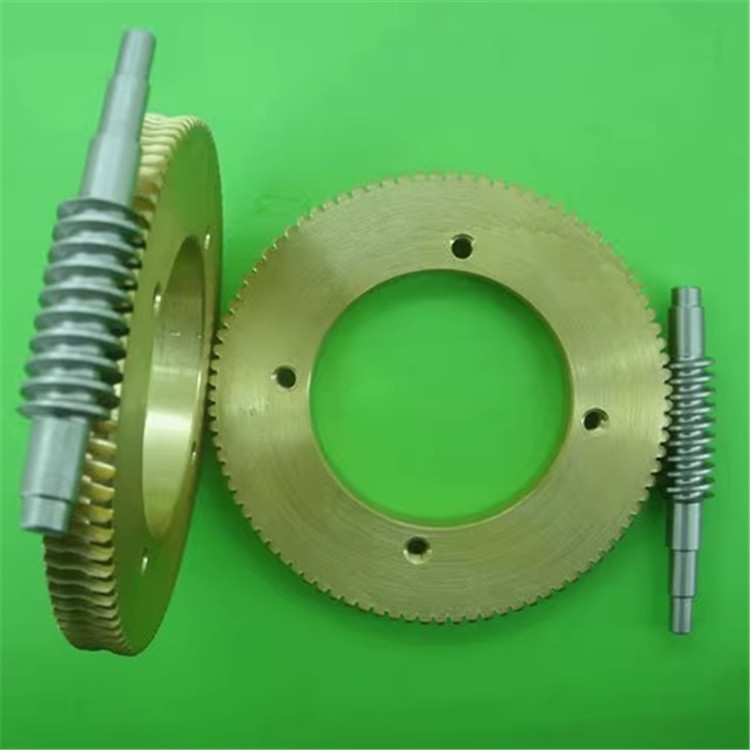 Brand new stock 1M mold 1:90, large reduction ratio, stainless steel worm gear, tin bronze worm wheel, wear-resistant Application Scenario