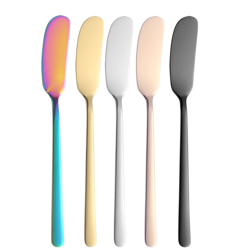 304 stainless steel creative household cheese knife, butter knife, ins Korean bread jam knife, cheese knife, butter knife Item Picture