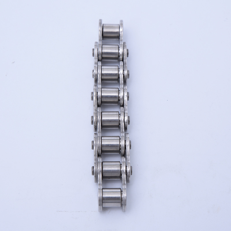 The manufacturer's 12A roller chain mechanical drive conveyor chain is a high-temperature resistant stainless steel industrial single and double row transmission chain details Picture
