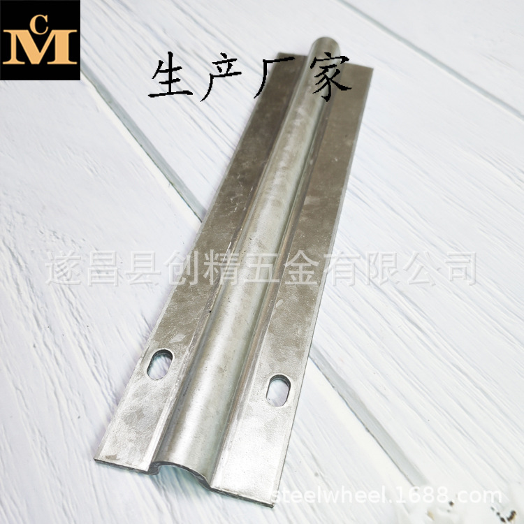 Hot-dip galvanized V-shaped and U-shaped ground rails, R8 D16 guide rails, U16 V20 slide rails Specification drawing