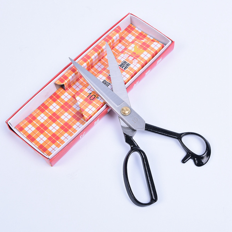 Factory direct sales of Butterfly brand professional tailor scissors, full range of 8-inch to 12-inch clothing shears and forging clothing shears Specification drawing