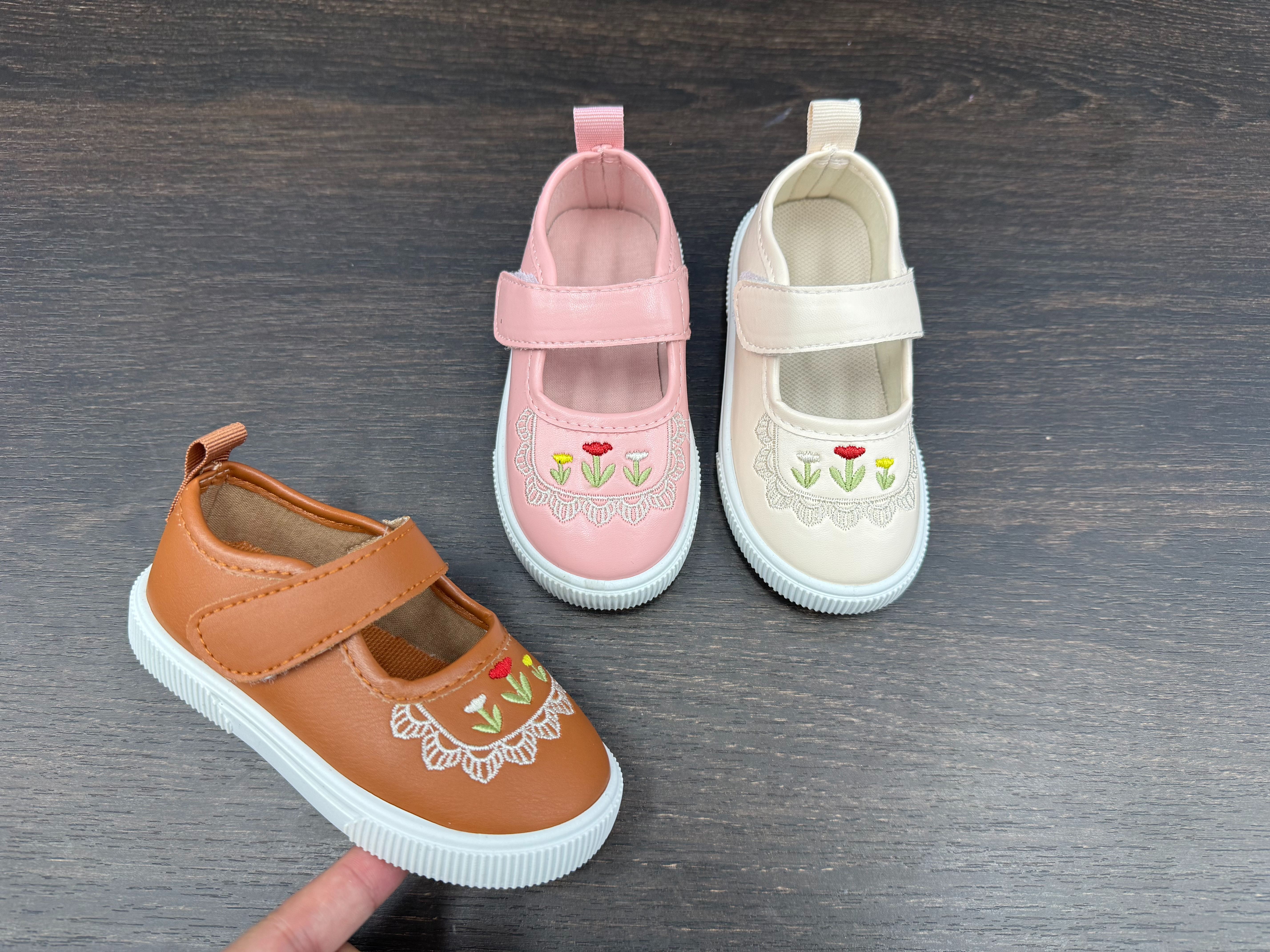 郁金香宝宝鞋子女2025春秋新款软底小童学步鞋防滑婴儿两岁公主鞋