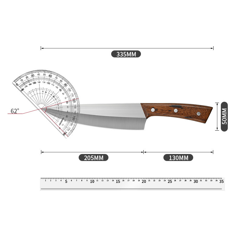 Japanese-style sand noodle beef knife chef's knife, forging and slicing knife, fish knife, beef knife chef's knife, fruit and vegetable knife Application Scenario