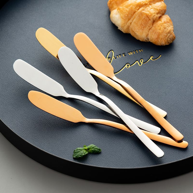 304 Butter knife, butter knife, cheese dessert spread knife, spatula knife, jam spatula, thickened stainless steel Western cuisine knife full figure