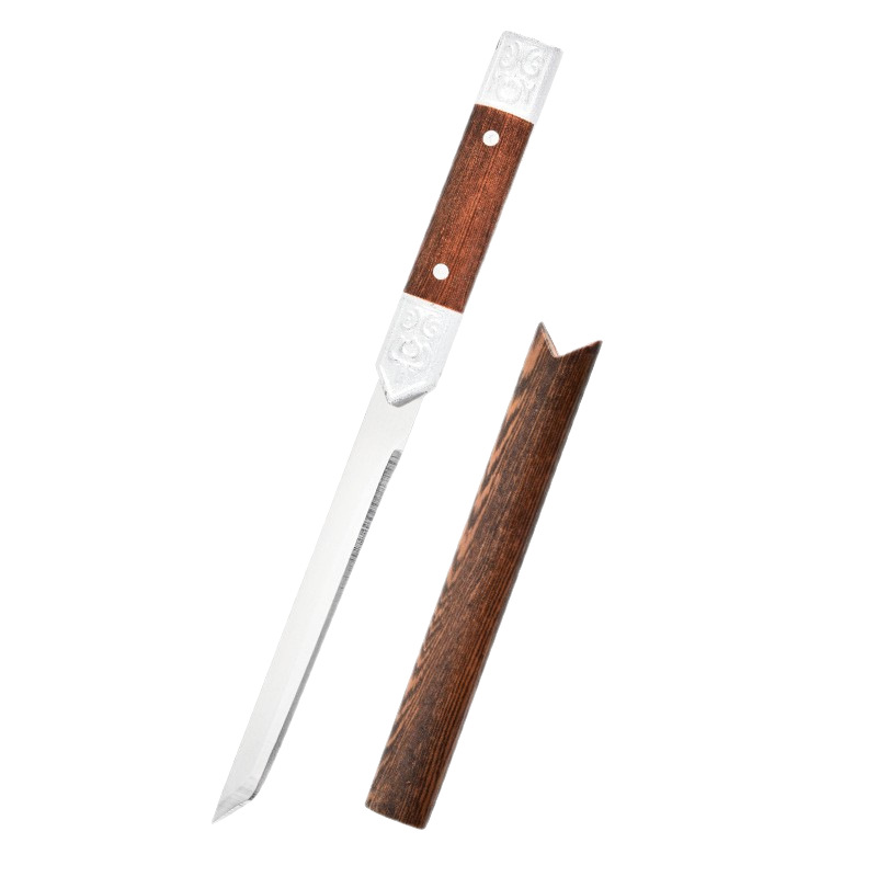 Knife, straight knife, magic pen knife, outdoor barbecue, wilderness survival knife, portable knife, camping sharp, peeler fruit knife Item Picture