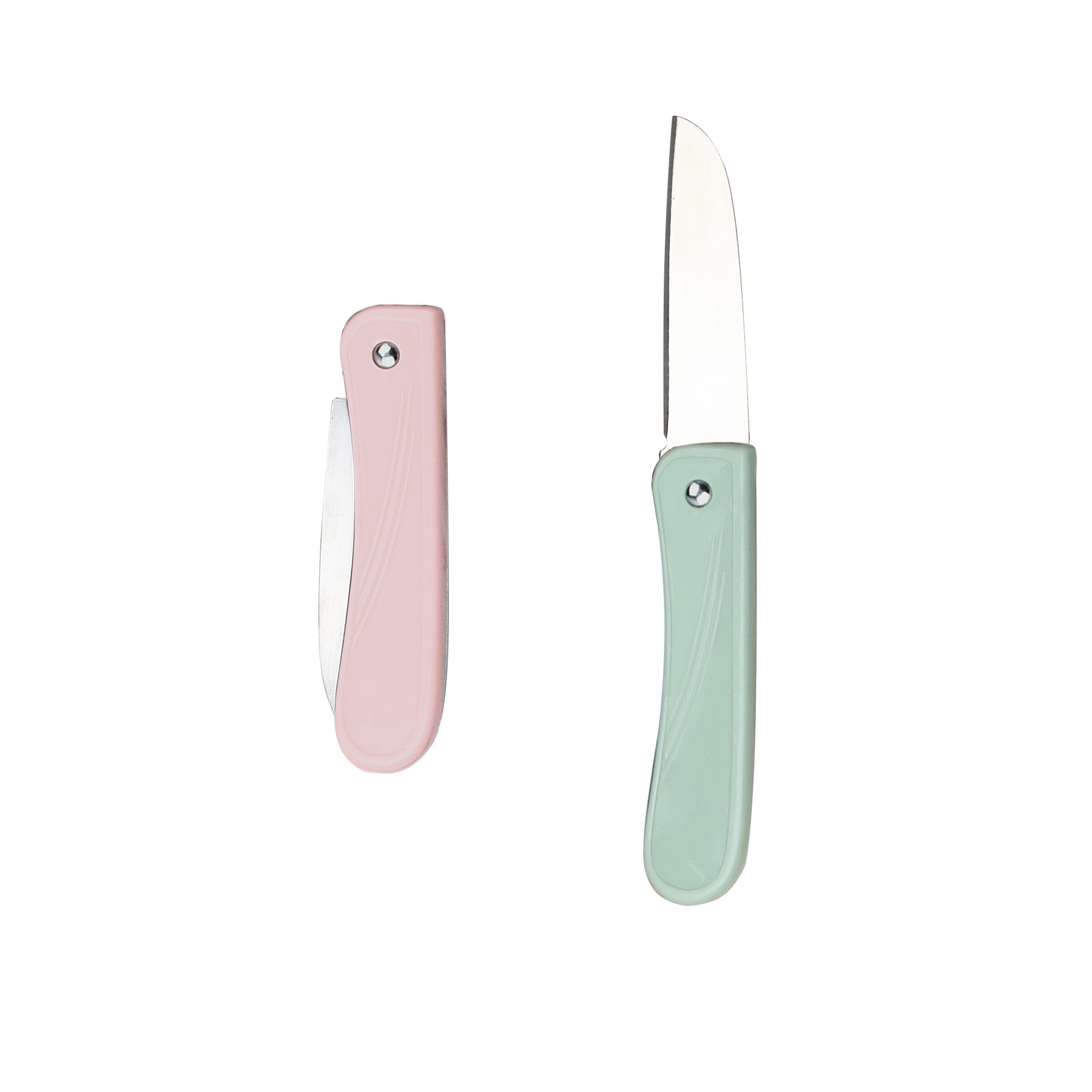 Fruit knife, household kitchen peeler, folding knife, wholesale 1-yuan store, portable stainless steel peeler for cutting fruits and vegetables Item Picture
