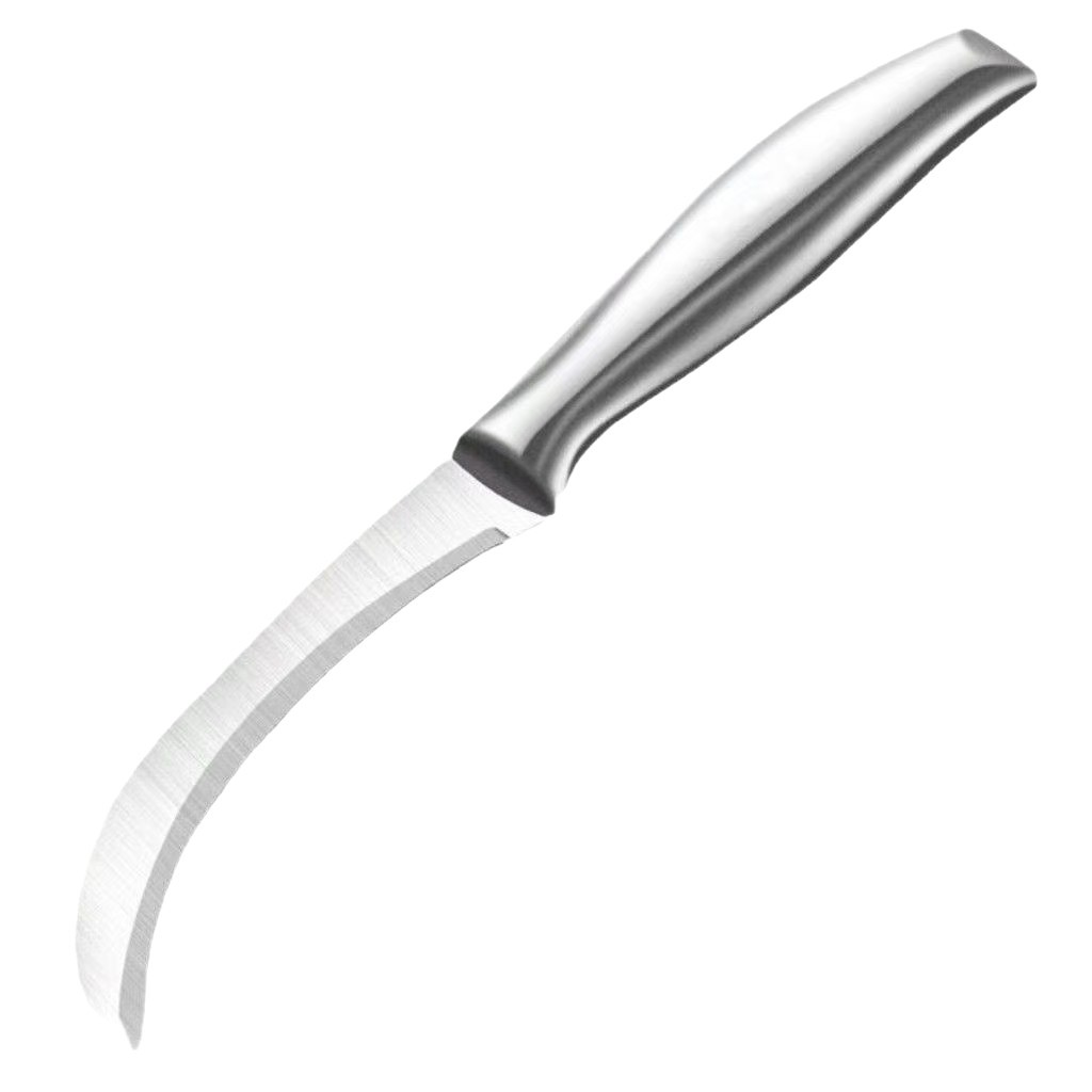 Wholesale stainless steel curved knives, banana peelers, pineapple knives, fruit knives, special dividers and multi-functional fruit knives from the manufacturer Item Picture