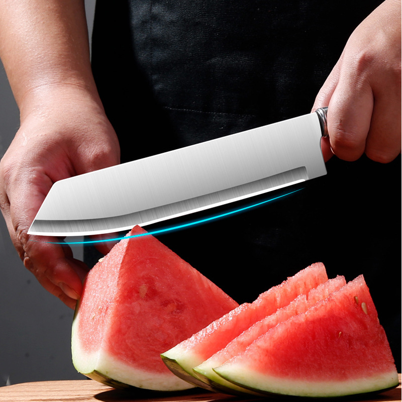 Large and extended watermelon blade, a fruit cutting wonder, stainless steel fruit knife, a special fruit knife for dormitory students, for household use details Picture