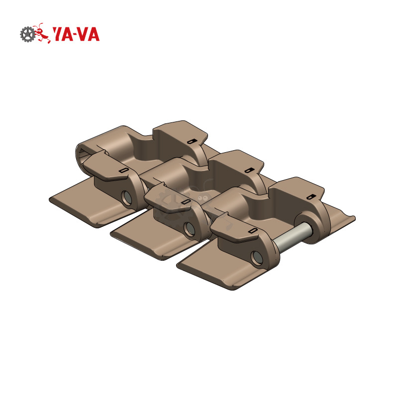 Plastic chain plate POM880 plastic steel guide turning chain plate direct supply from the manufacturer, conveyor chain plate, chain plate conveying Item Picture