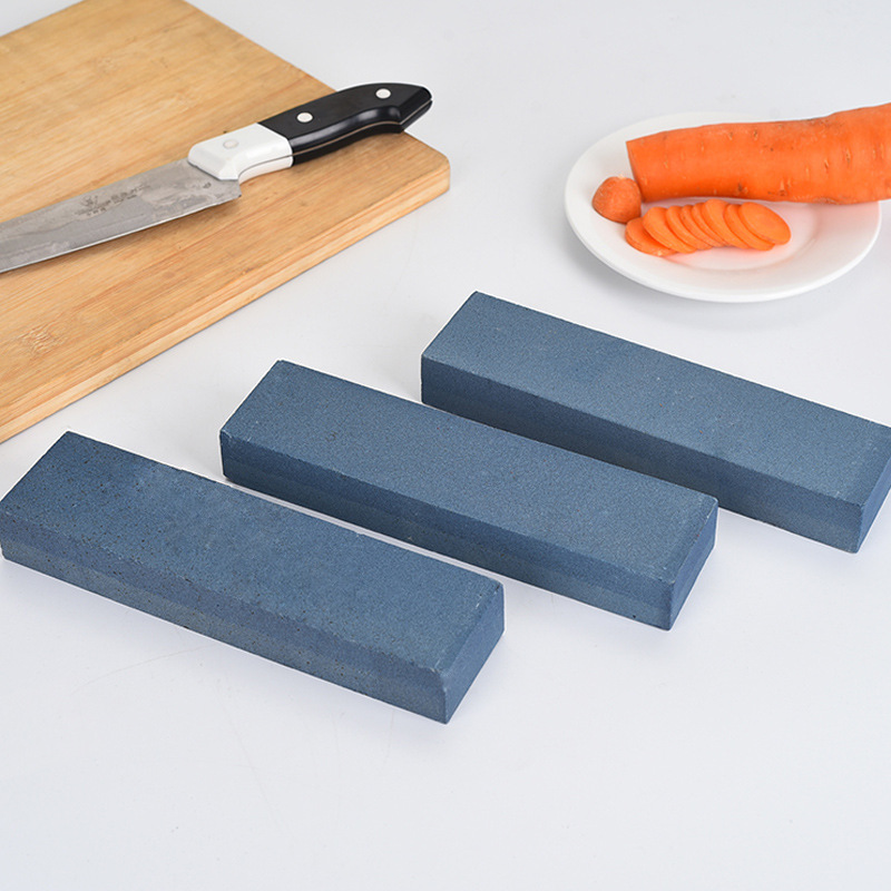 Coarse and fine double-sided oilstone, household diamond sand whetstone, knife sharpener, kitchen whetstone, knife sharpener rod, knife swing stone, slurry stone full figure