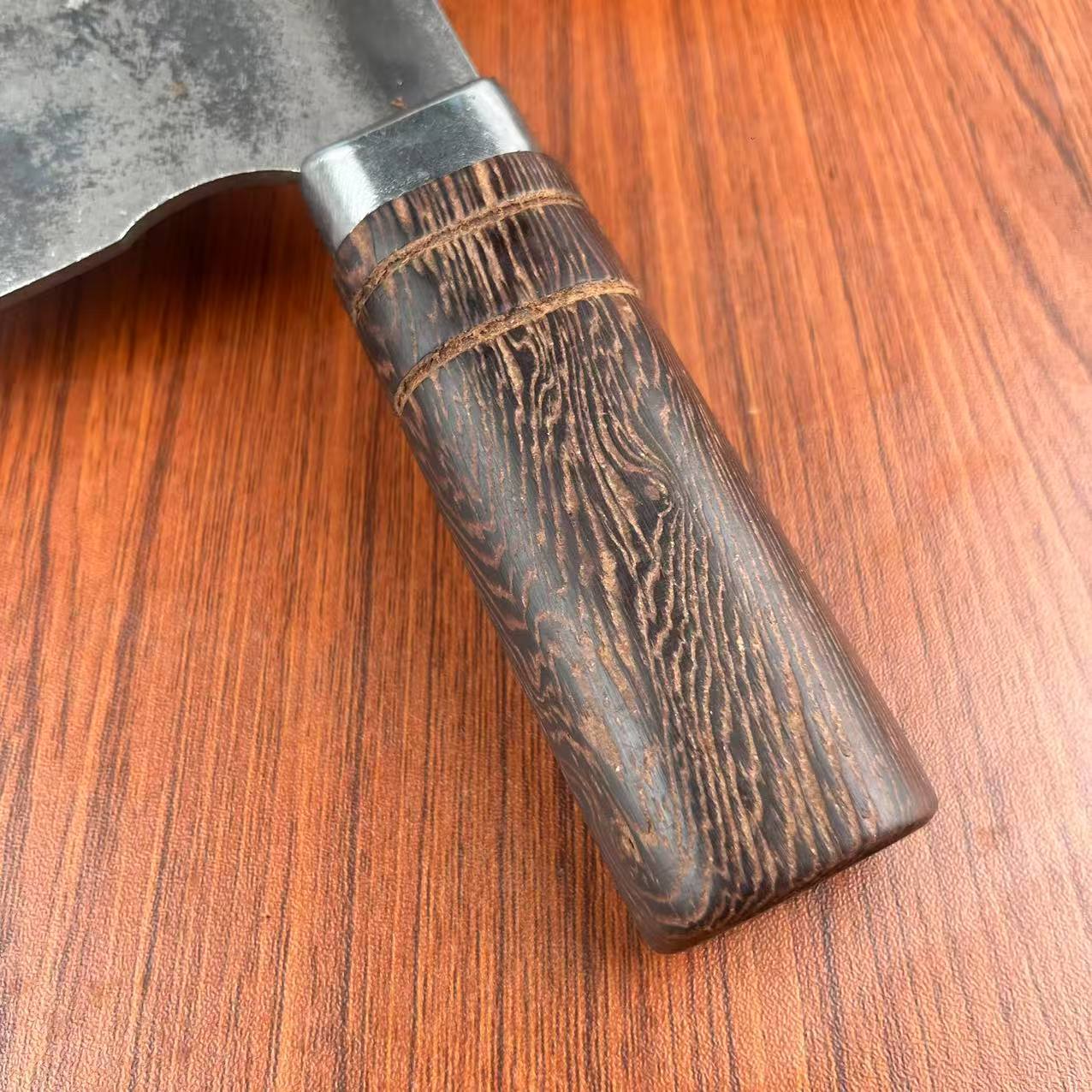 Forged bearing steel, roast meat knife, chopping knife, stainless steel kitchen knife, chef-specific vegetable and meat cutter, commercial and household knife Specification drawing
