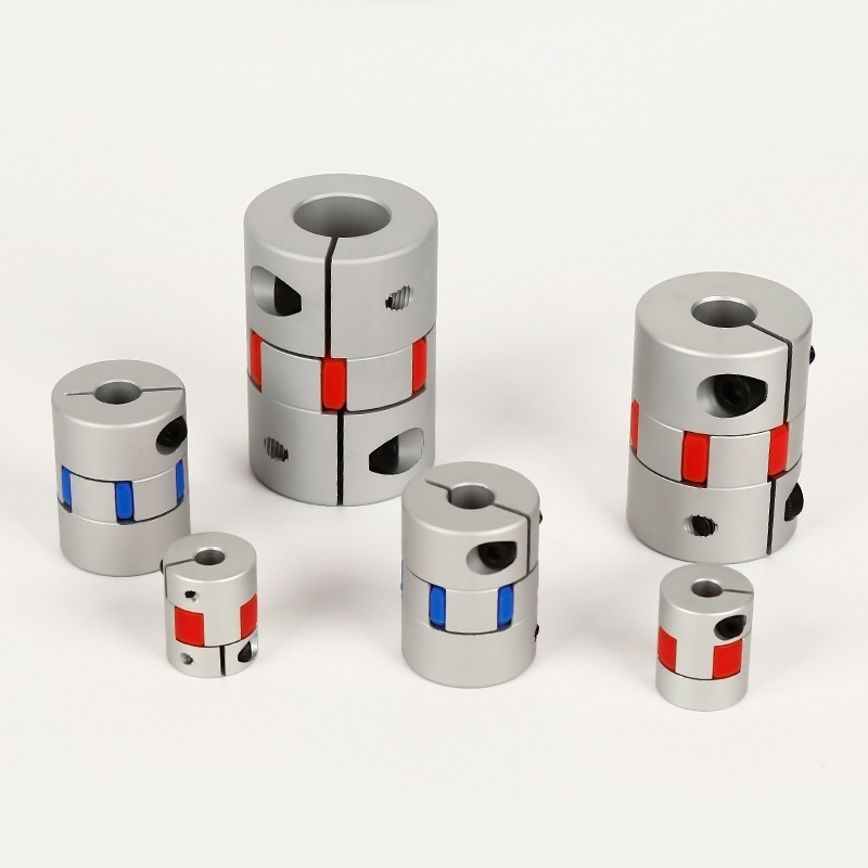 Plum blossom coupling, matte servo motor, ball screw, CNC machine tool, aluminum alloy elastic coupling details Picture