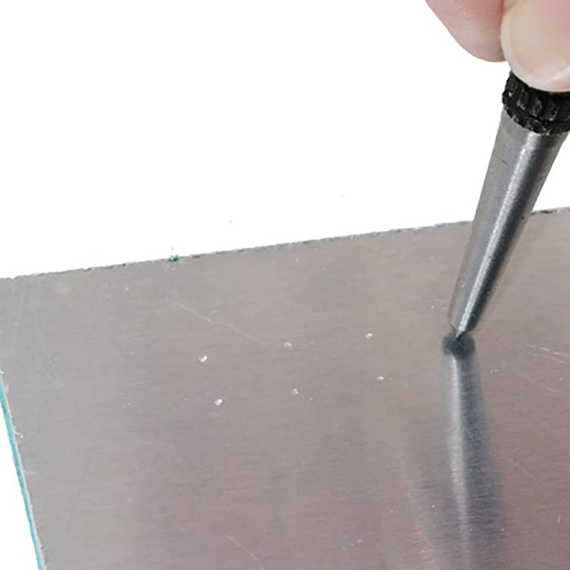 The 3-piece set of 1.5/2/3mm center punch anti-slip center punch kit with black cylindrical nail punch is selling well across the border details Picture