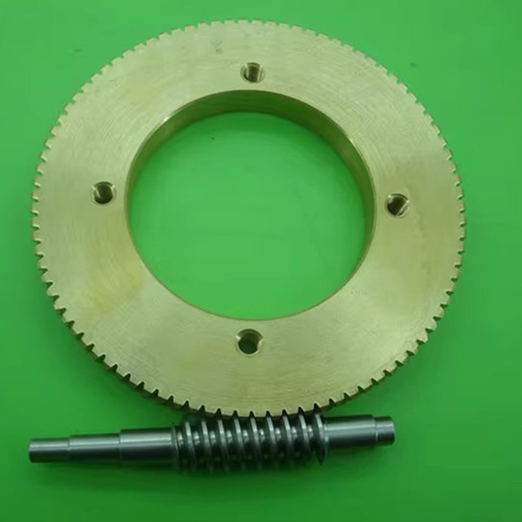 Brand new stock 1M mold 1:90, large reduction ratio, stainless steel worm gear, tin bronze worm wheel, wear-resistant Item Picture