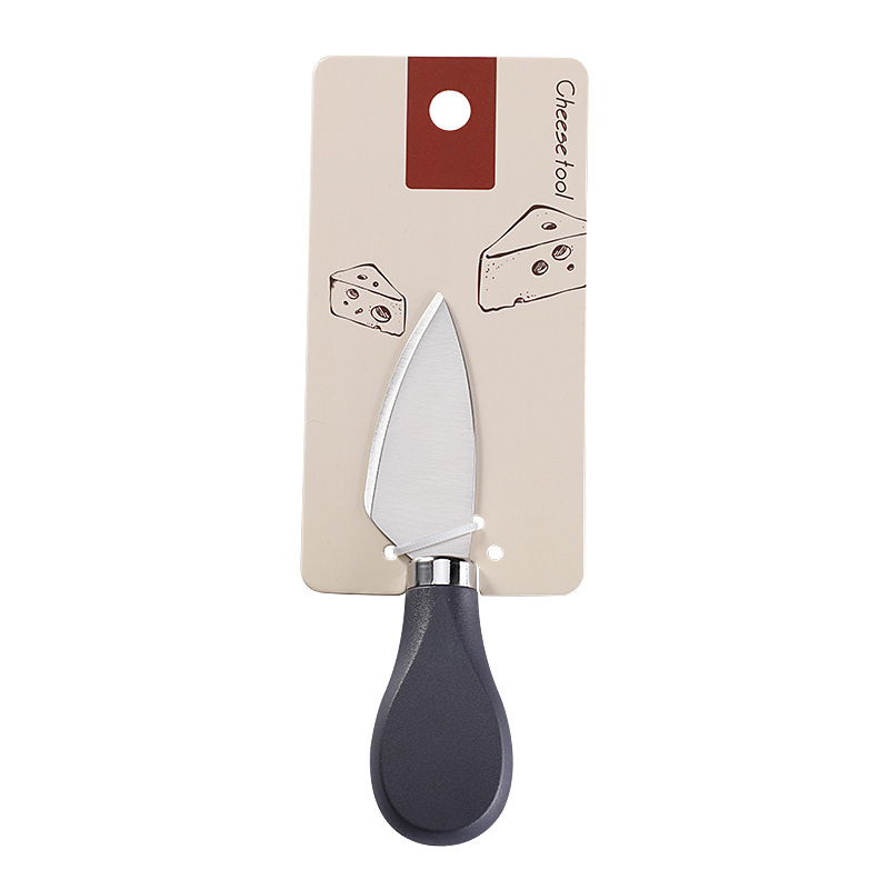 Factory in-stock Western food knives, cheese knife and fork sets, ABS handle cheese knife, cheese spatula, cheese bread butter knife Item Picture