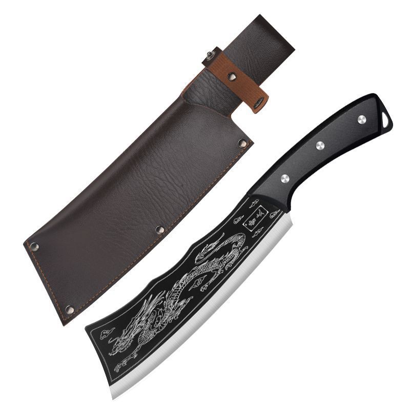 Dragon-slaying bone-cutting knife, a special bone-cutting knife for household use, a commercial bone-chopping knife for butchers, and a super sharp wood-cutting knife are available for wholesale in stock Item Picture