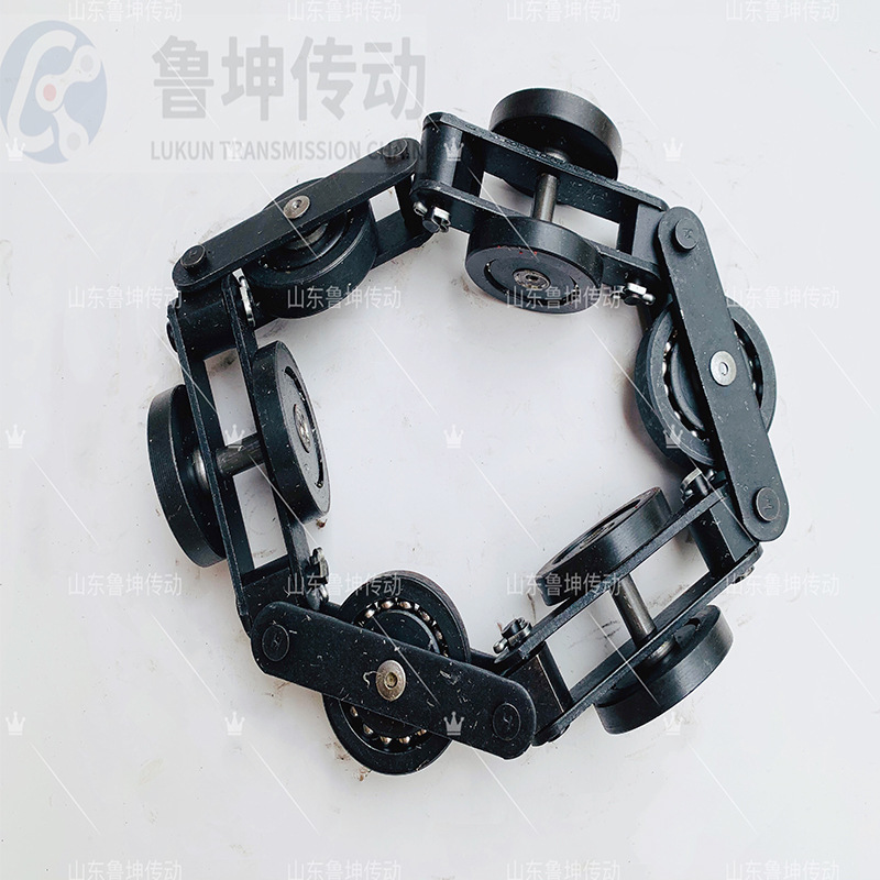 Single-guide wheel chain light-duty coating conveyor line, Taiwan QXT200 fixed lifting plate type double chain plate double guide wheel chain undefined