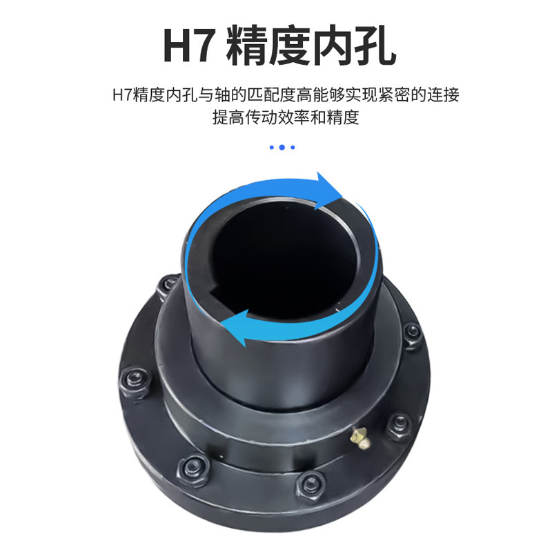 Drum gear coupling, GIICL gear coupling, 45 forged steel high-torque rigid mining equipment connector details Picture