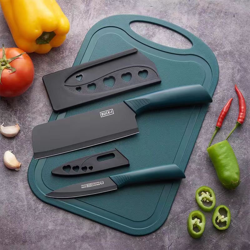 One-piece consignment knife sets, wholesale of kitchen knives, fruit knives, cutting knives, household set combinations, kitchen knives and knife racks full figure