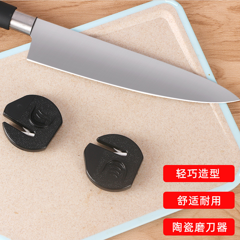 Wholesale small portable knife sharpeners, gifts, household whetstones, knife sharpeners, mini creative knife sharpeners full figure
