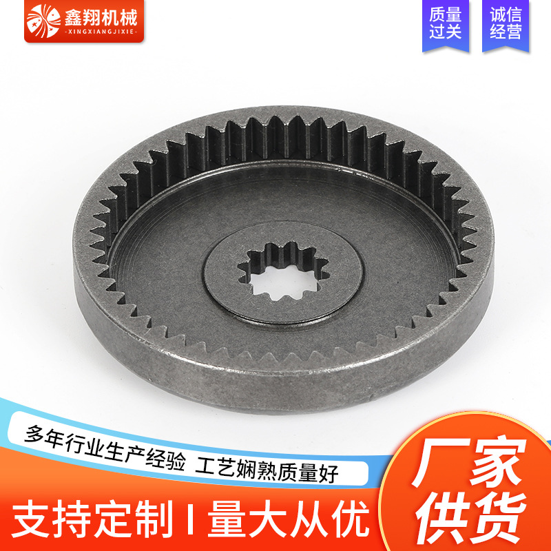 Internal gear discs supply non-standard gear reduction difference reducer internal gear ring processing, high-precision internal gear ring accessories for automobiles details Picture