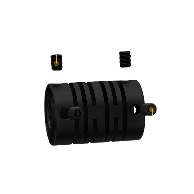 Encoder coupling, micro elastic Omron small motor flexible coupler, nylon small plastic coupling Item Picture
