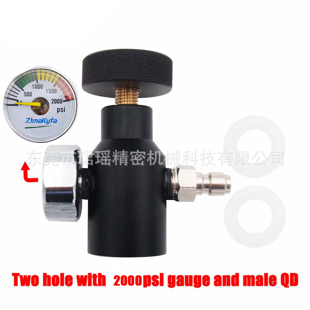 Cross-border supply of Sodastream bubble water machine soda gas cylinder quick inflation connector TR21-4 thread Specification drawing