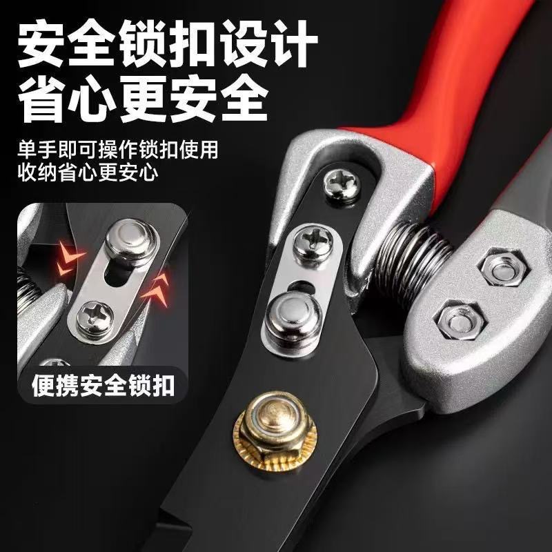 Wool shears made of high manganese steel, manual household large scissors, a powerful multi-functional all-steel integrated shearing tool for sheep details Picture