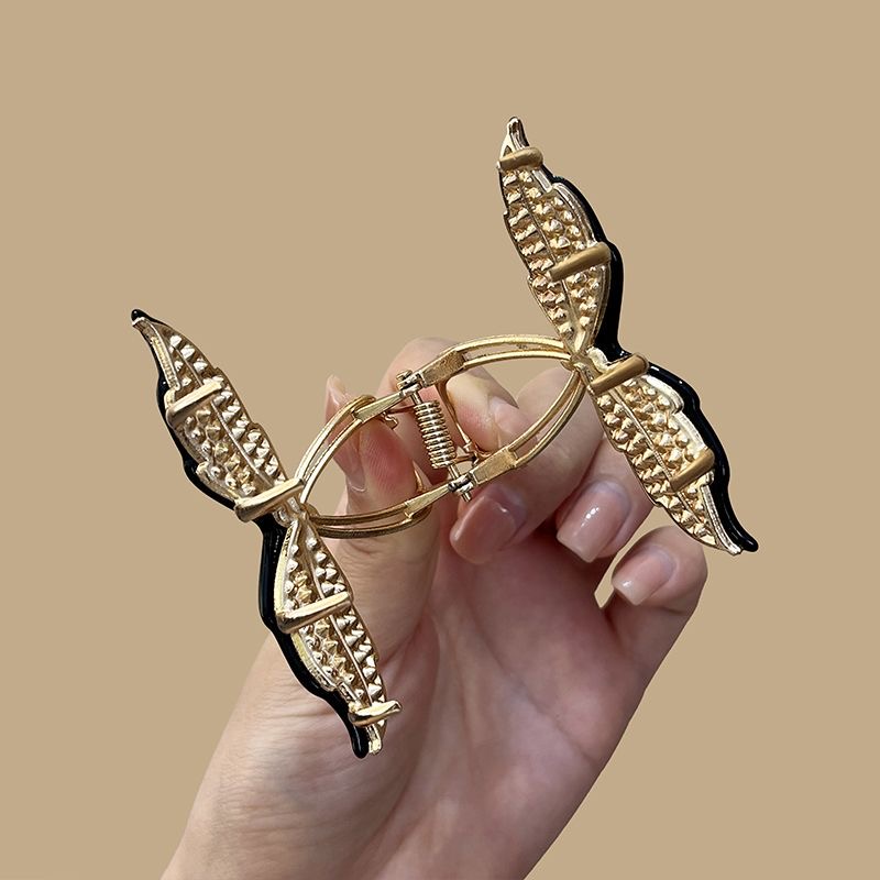 发夹/抓夹/发卡/儿童发夹/水钻BB夹白底实物图