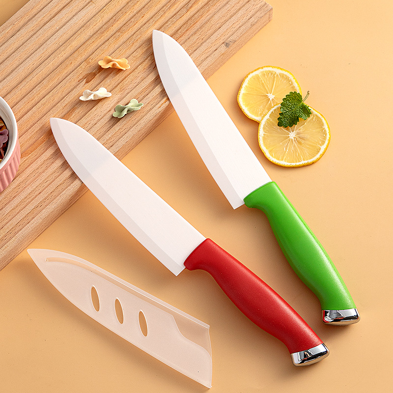 Ceramic fruit knife, household kitchen cutting knife, fruit and vegetable cutting knife, dormitory special knife, sharp blade, multi-purpose knife for slicing meat details Picture
