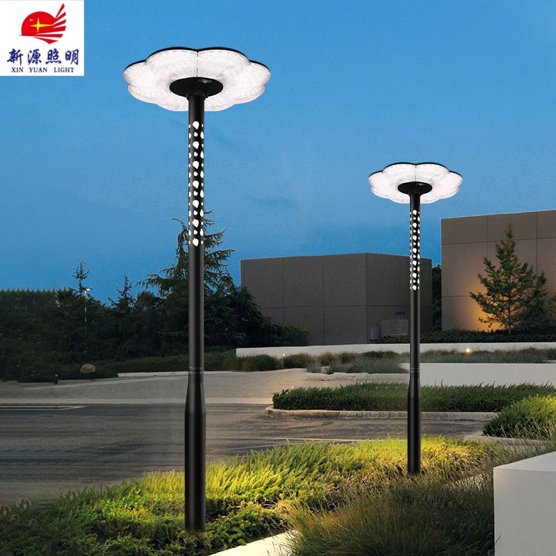 Luz de calle solar al aire libre hogar luz de patio super brillante villa de jardín luz de poste alto área residencial parque carretera paisaje luz Specification image