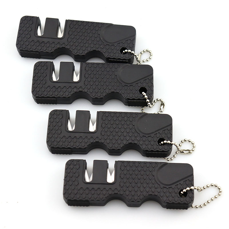 Mini knife sharpener, household portable sharpener stone, fruit knife, sharpener stick, butterfly outdoor portable sharpener Item Picture