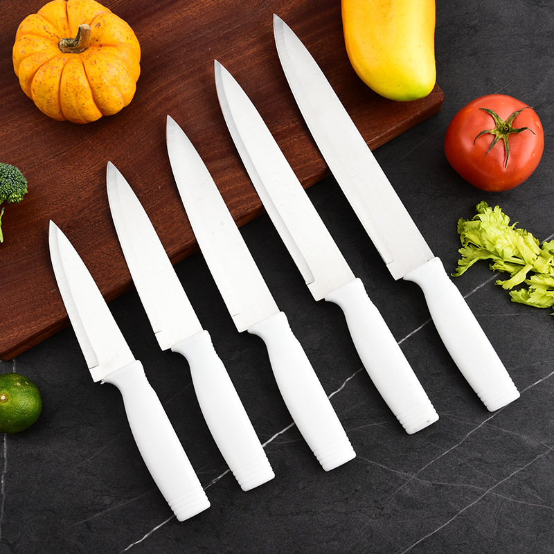 Guangdong Yangjiang set of knives, chef's knives, stainless steel slicing knives, kitchen knives, meat and vegetable cutting knives, household sharp knives full figure