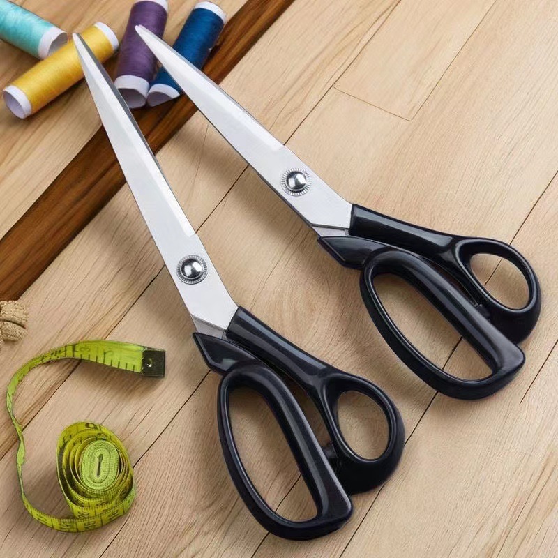 Factory direct supply of tailor-specific scissors, large scissors for sewing, clothing cutting, 8-12 inch fabric cutting, household use details Picture