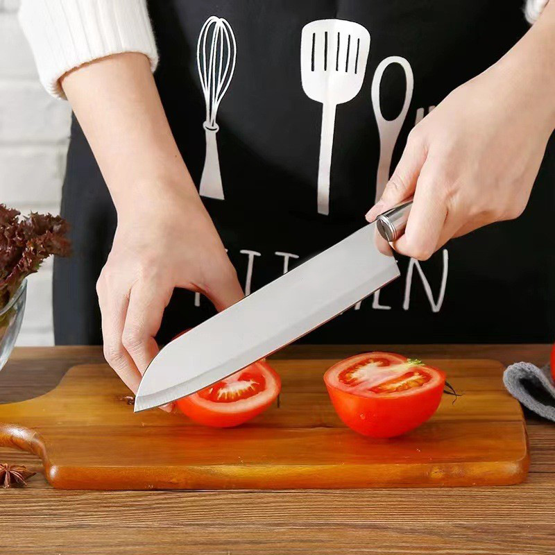 Jiamei Exclusive Link: Three-piece stainless steel knife set, slicing knife, chef's knife Specification drawing