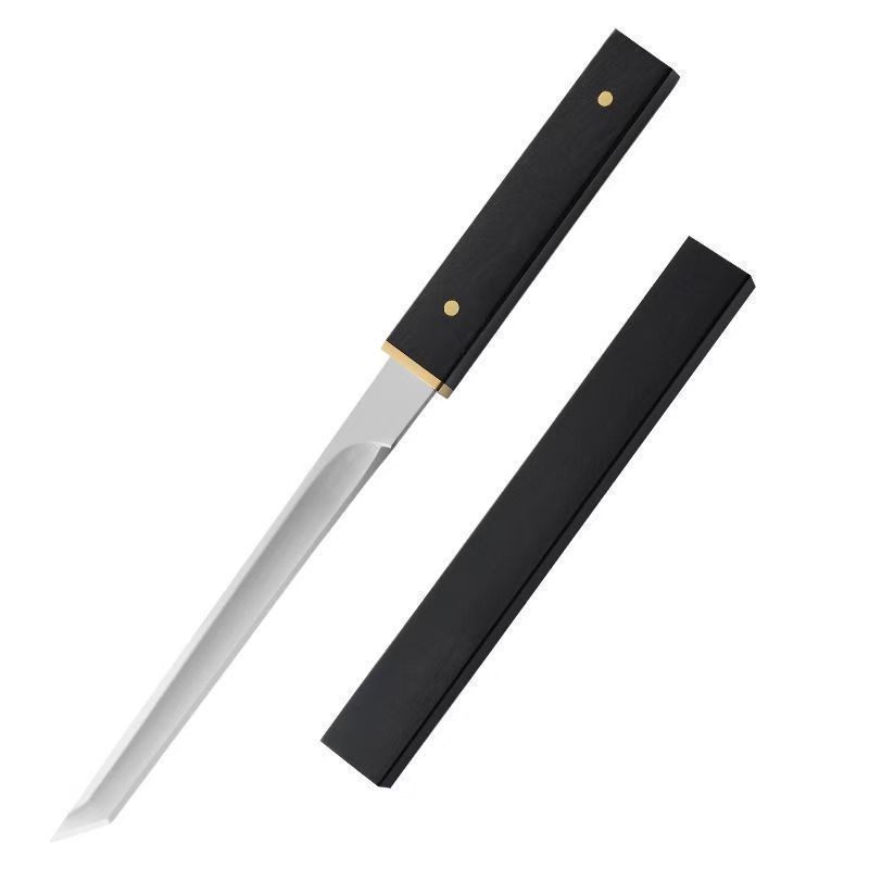 Pure handcrafted outdoor folding knife, high-hardness stainless steel, multi-functional, portable, sharp, meat and fruit knife Item Picture