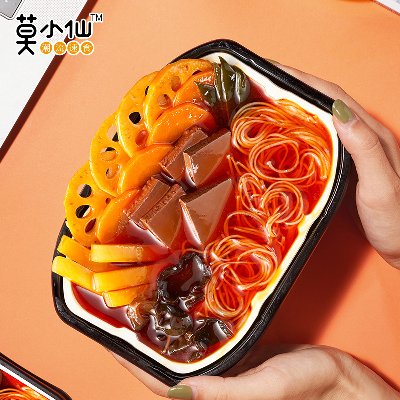 Take 1 Fa Si Mo Xiao Xian Self-heating Hot Pot 2 boxes of Maoxuewang and 2 boxes of Six Dishes and one Intestine. The default specification is Sichuan Item Picture