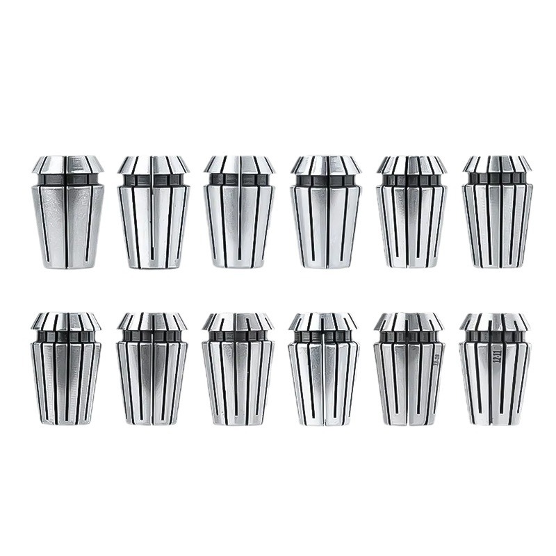 ER20 spring chuck metric and imperial CNC tool holder chuck engraving machine chuck 12-piece PCS chuck set Item Picture