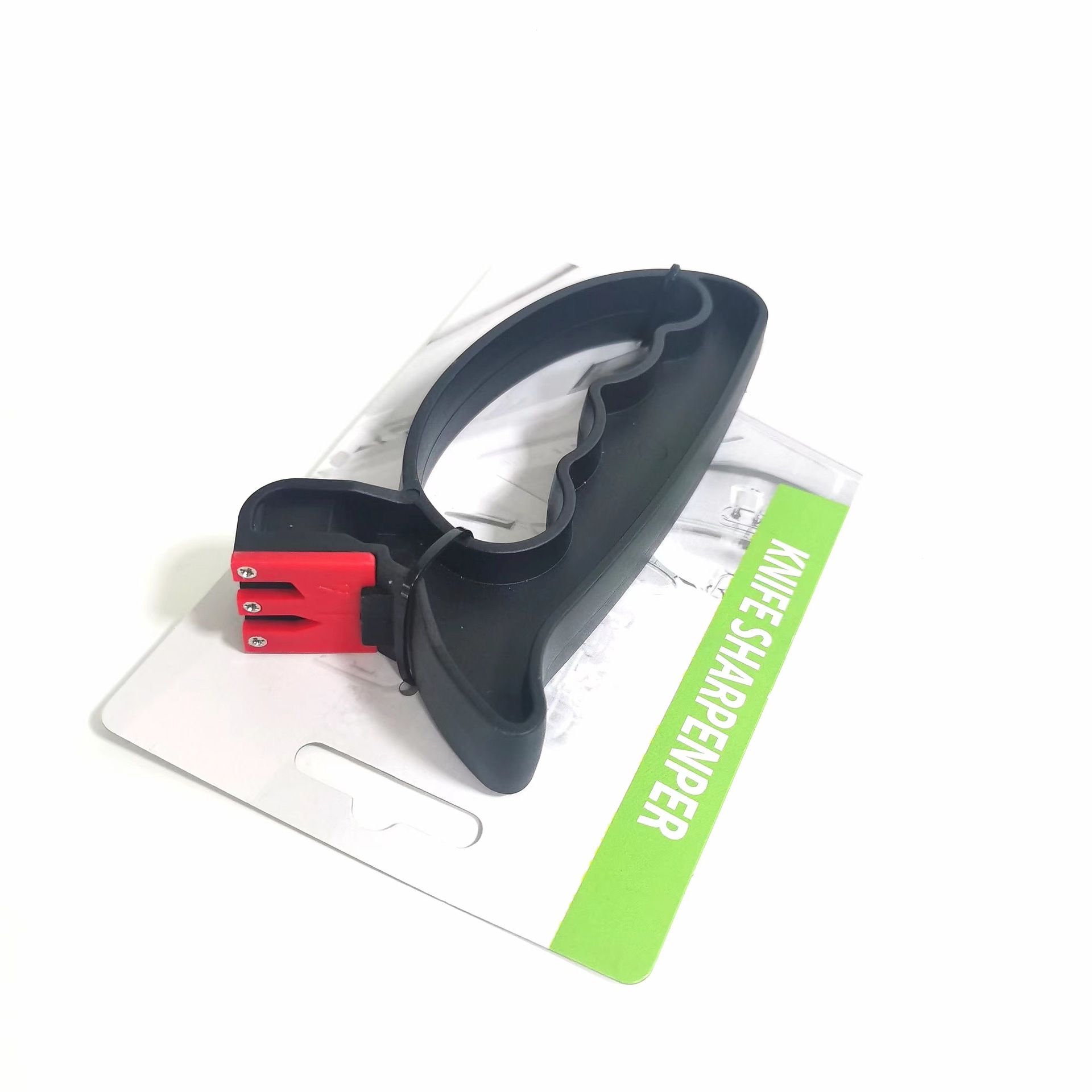 Factory cheap garden tools, household PP plastic dual-purpose multi-functional knife sharpener, quick whetstone, knife sharpening god Item Picture