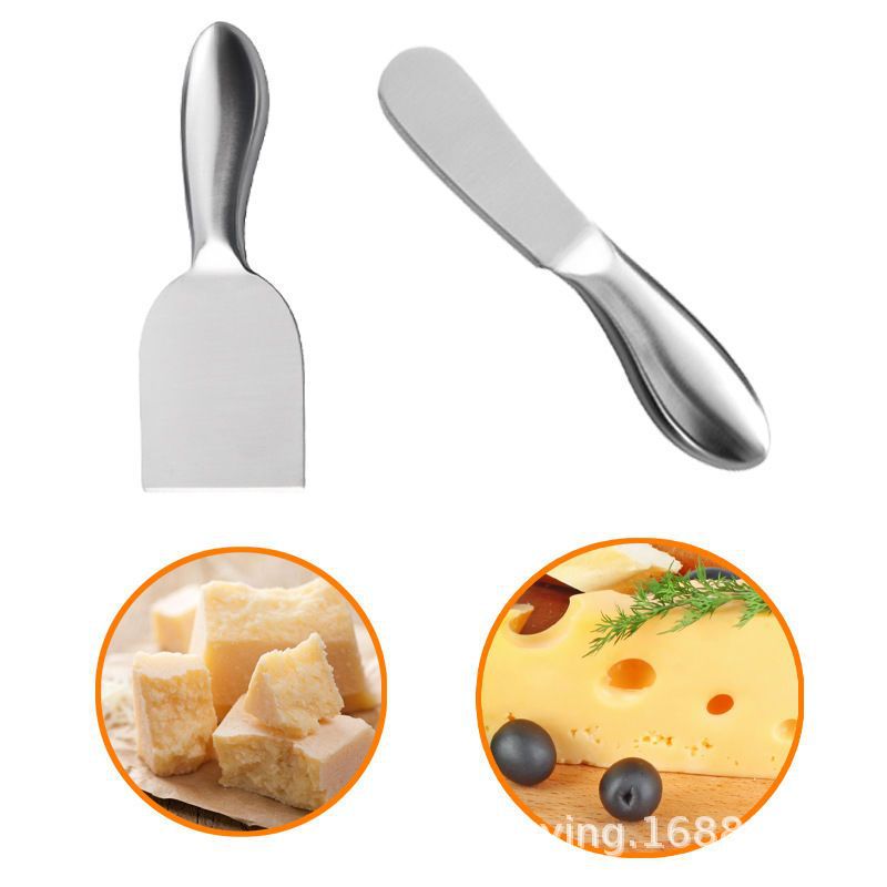 Stainless steel cheese knife, cheese knife, six-piece set, baking knife set, pizza, jam, fruit fork, kitchen gadgets Application Scenario