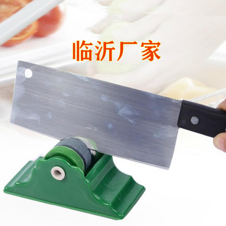 Yusheng knife sharpener with base, knife sharpener with frame and wheel, wholesale knife sharpener from the street stalls, whetstone full figure