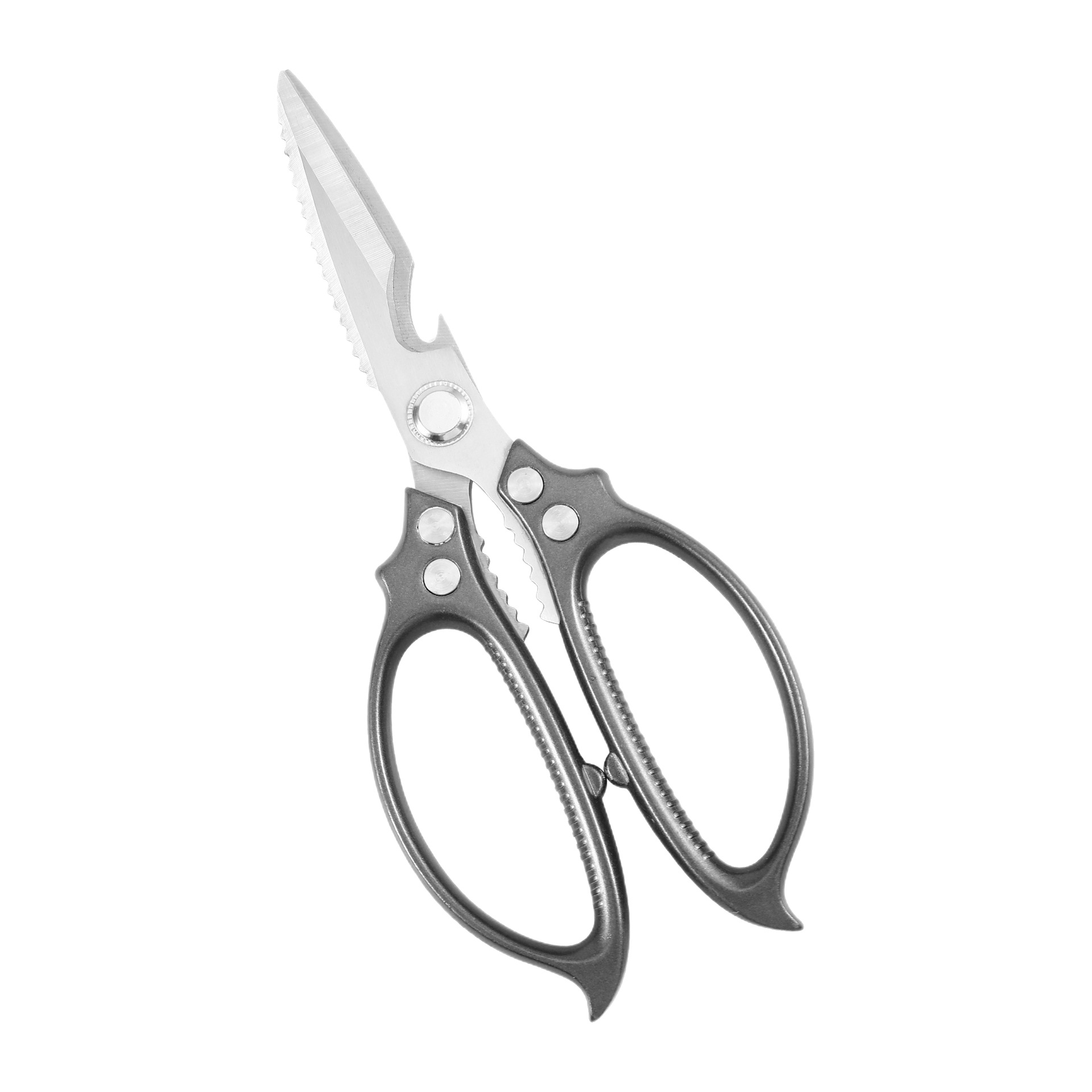 Thickened Korean-style kitchen multi-functional large scissors, food-grade stainless steel, household barbecue special aluminum alloy barbecue scissors Item Picture