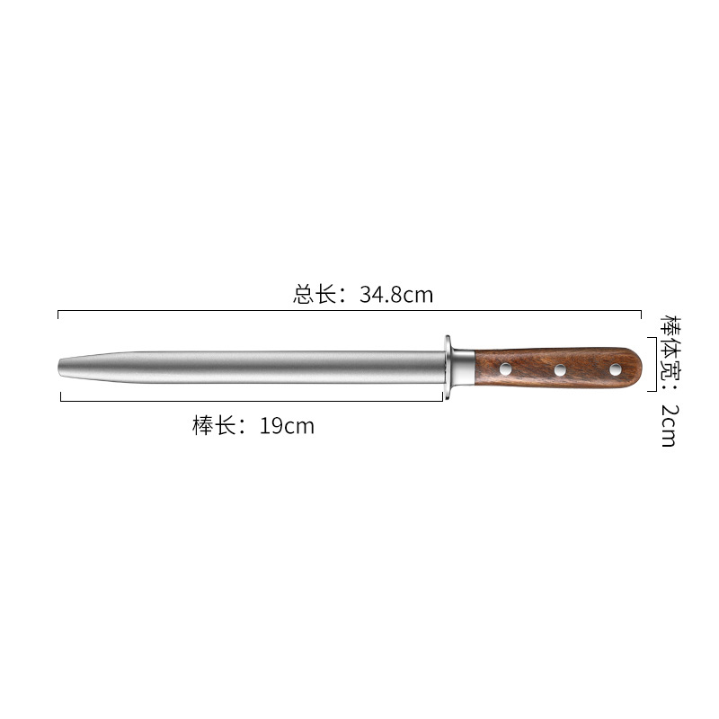 A special solid wood knife sharpener for meat stalls, a commercial quick whetstone for hotel chefs, and a carbon steel handheld knife sharpener Application Scenario