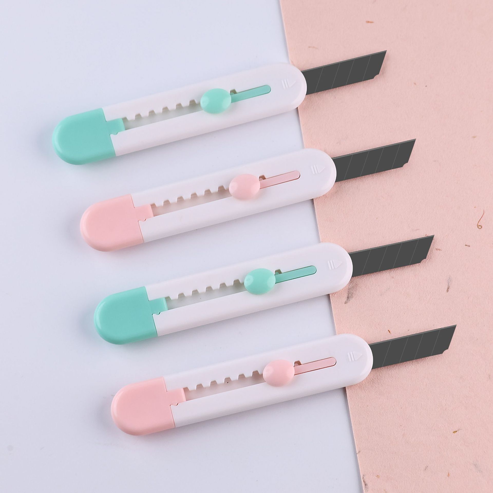 Cross-border direct sales of cartoon DIY paper cutting art knives, express delivery office unpacking knives, student planner model engraving knives Item Picture