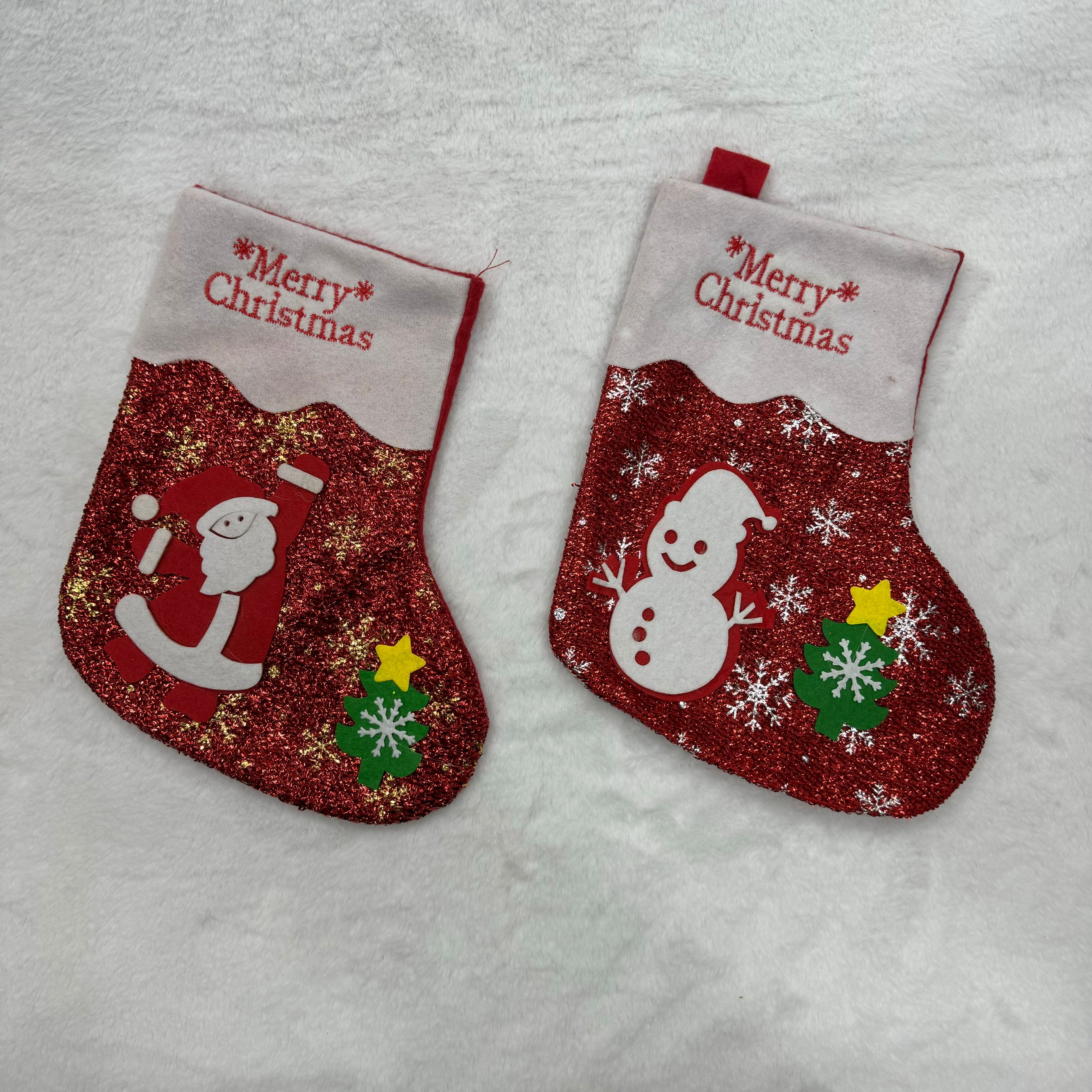 New Christmas gift bags, Christmas decorative gifts, candy bags, Halloween Christmas stockings details Picture