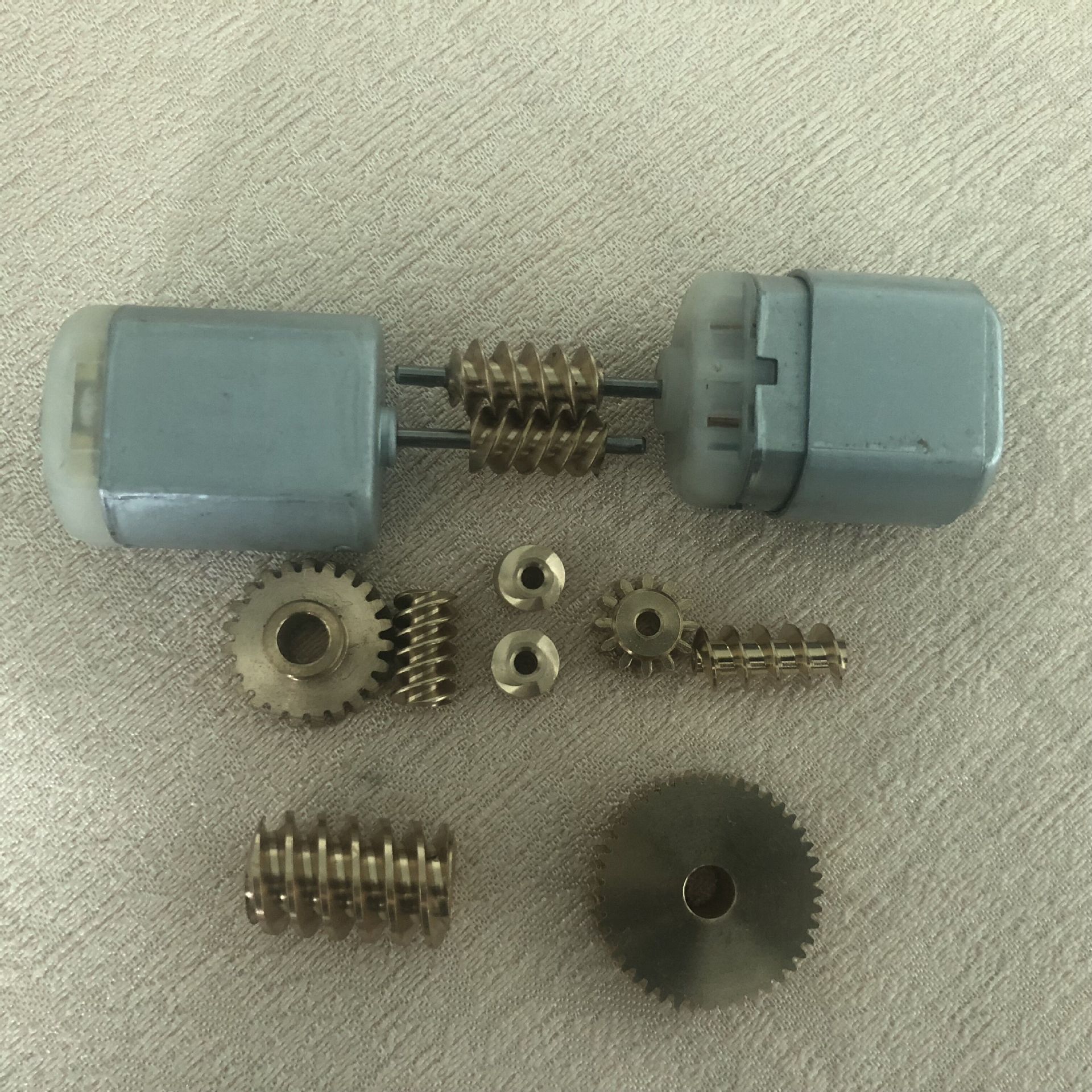 Direct sales of small module worm gear and worm processing factory, wholesale of involute copper worm for micro motors details Picture