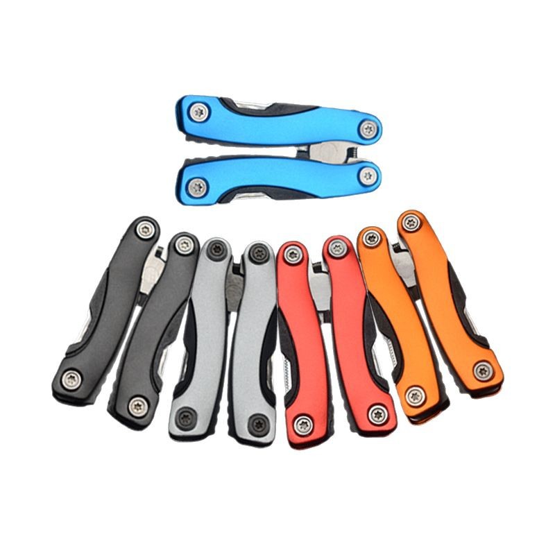 Factory wholesale stock of multi-functional tool pliers, small pliers, multi-color reverse hand folding portable function pliers, mini multi-purpose Item Picture